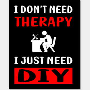 No Therapy DIY Posters and Art